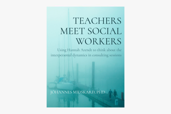 Illustration af bogomslaget til Teachers meet social workers